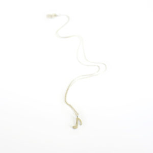 Κολιέ Νότα, Ασήμι 925° (18–20cm)